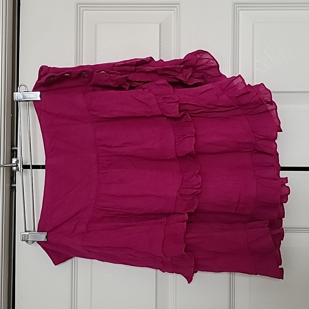 Free People Wrap Ruffle Skirt Size M